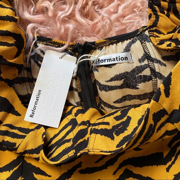 Reformation Kopa Tigress Dress NWT 4 - Picture 5 of 8
